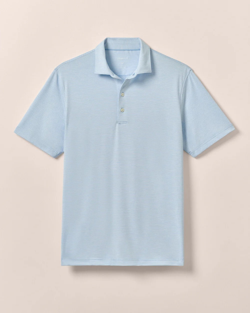 Johnnie-O Performance Jersey Polo- Lyndonn Stripe Gulf Blue