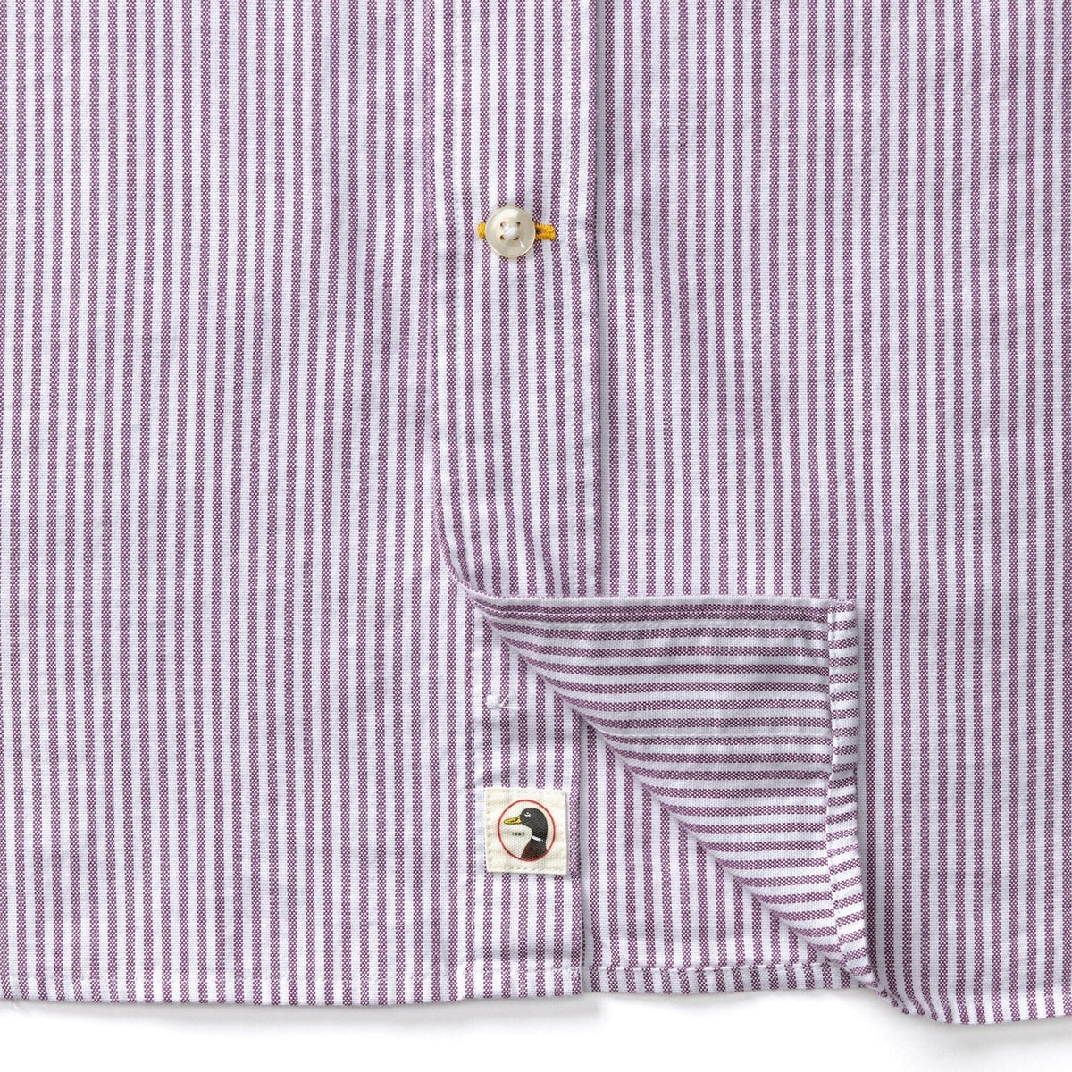 Duck Head Cotton Oxford Sport Shirt - Aubergine