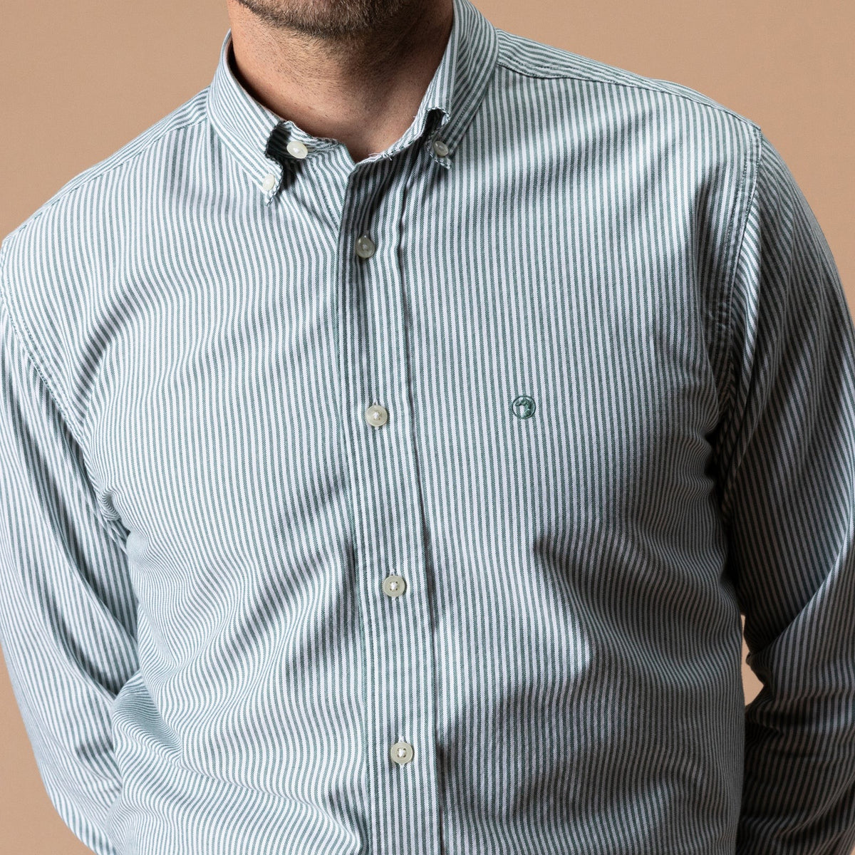 Duck Head Cotton Oxford Sport Shirt - Hunter Green