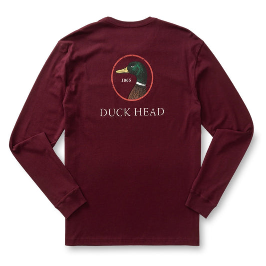 Duck Head Logo Long Sleeve T-Shirt (Fig)