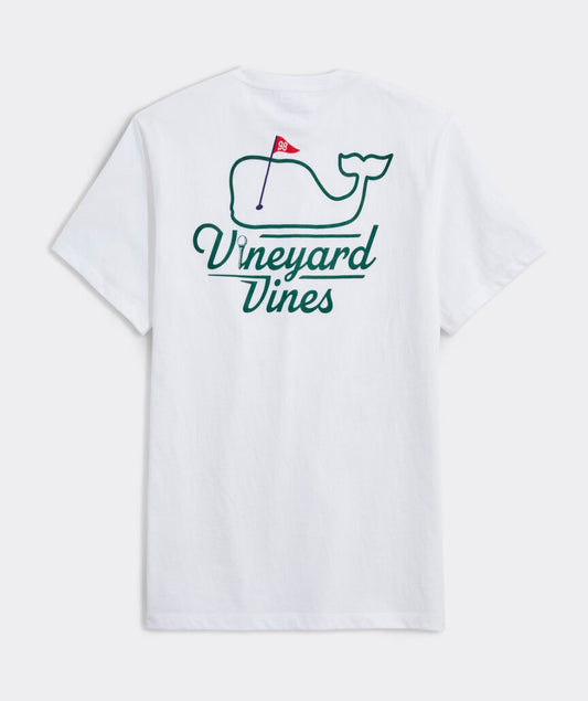 Vineyard Vines Golf Flag Short-Sleeve Tee - White