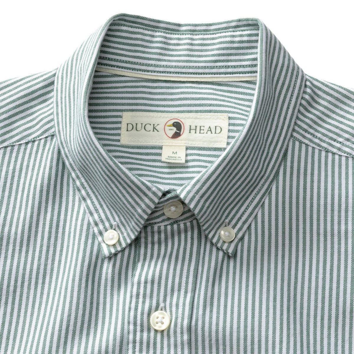 Duck Head Cotton Oxford Sport Shirt - Hunter Green