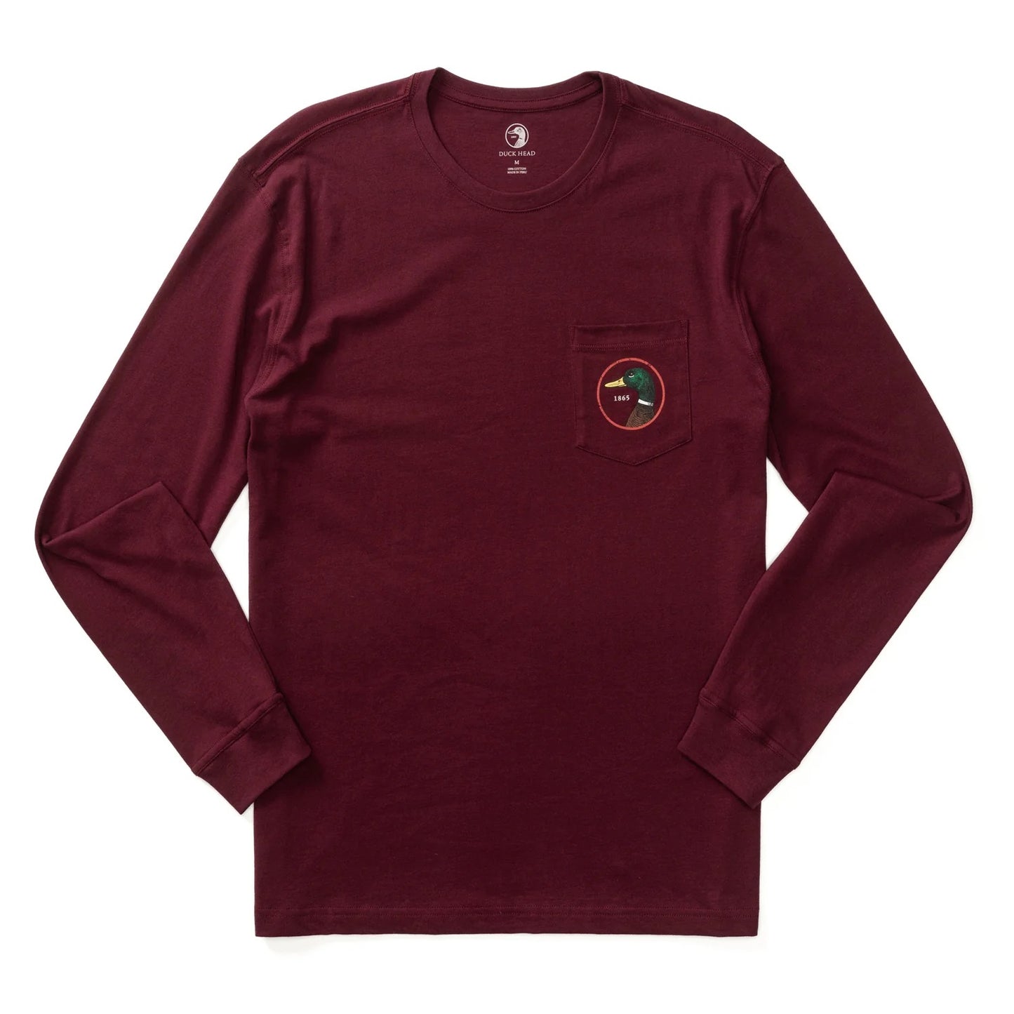 Duck Head Logo Long Sleeve T-Shirt (Fig)