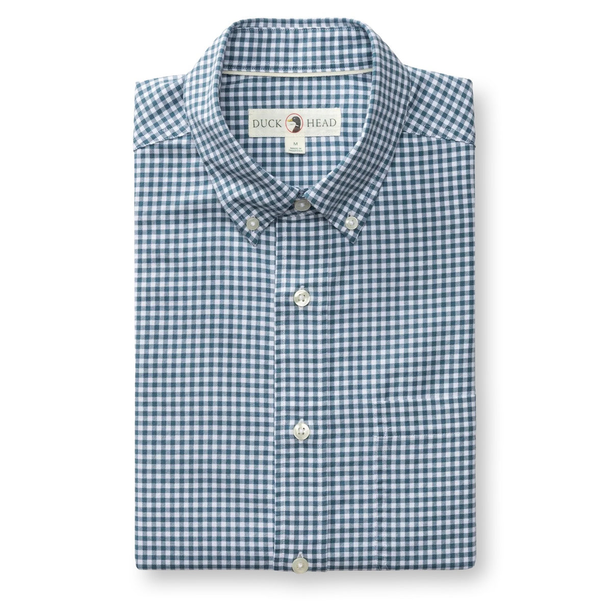 Duck Head Cotton Oxford Sport Shirt - Stormy Teal