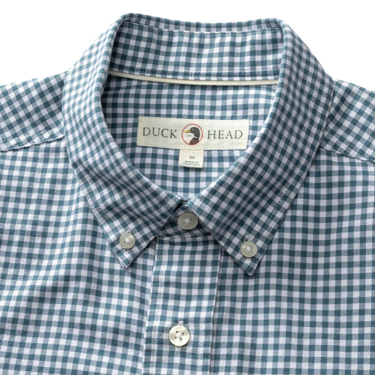 Duck Head Cotton Oxford Sport Shirt - Stormy Teal