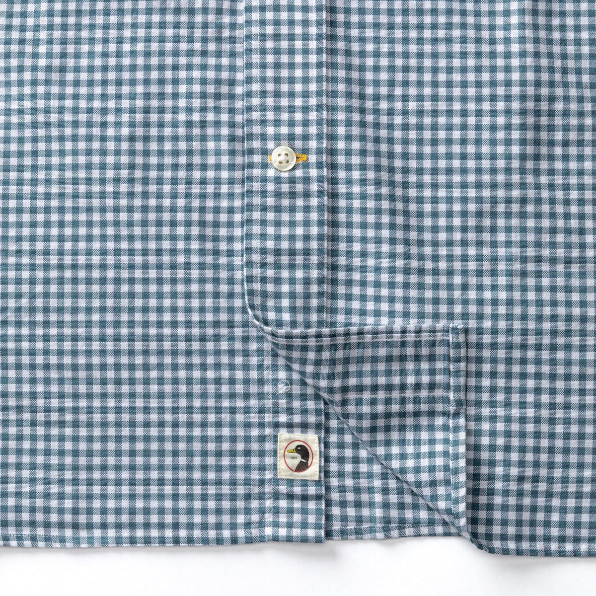 Duck Head Cotton Oxford Sport Shirt - Stormy Teal