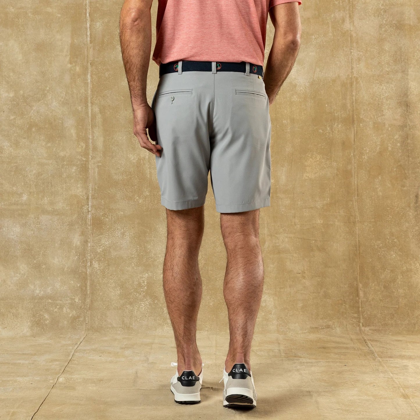 Duck Head 9" Long Drive Performance Short- Ultimate Gray