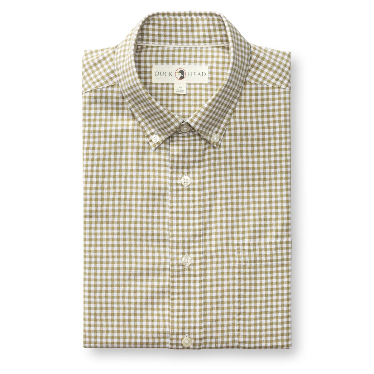 Duck Head Cotton Oxford Sport Shirt - Mossed Stone