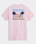 Vineyard Vines Spring Break Whale Short-Sleeve Pocket Tee - Pink Drink
