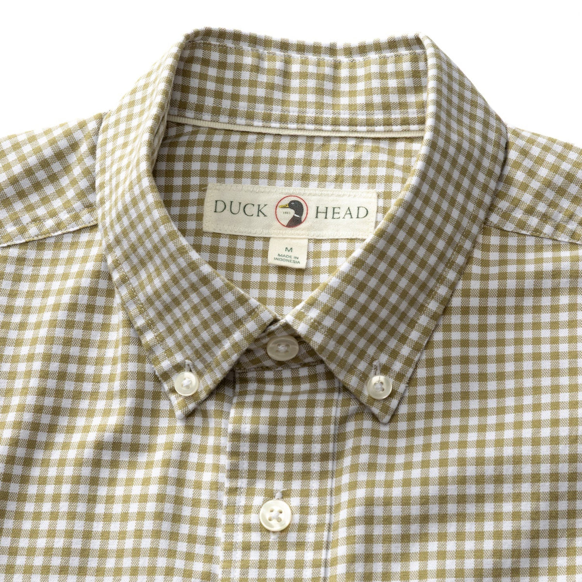 Duck Head Cotton Oxford Sport Shirt - Mossed Stone