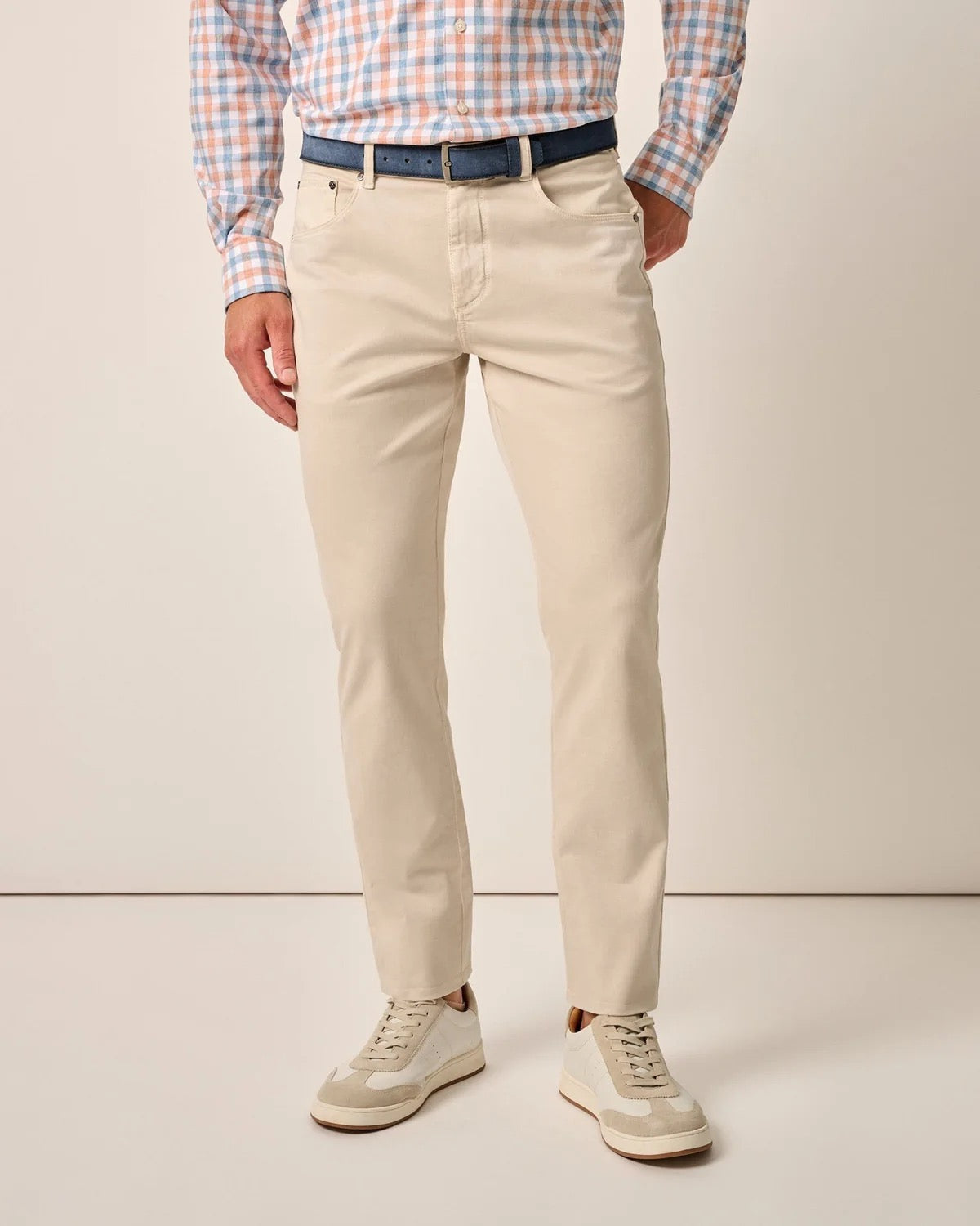 Johnnie-O Carmel Sateen 5-Pocket Pant Stone