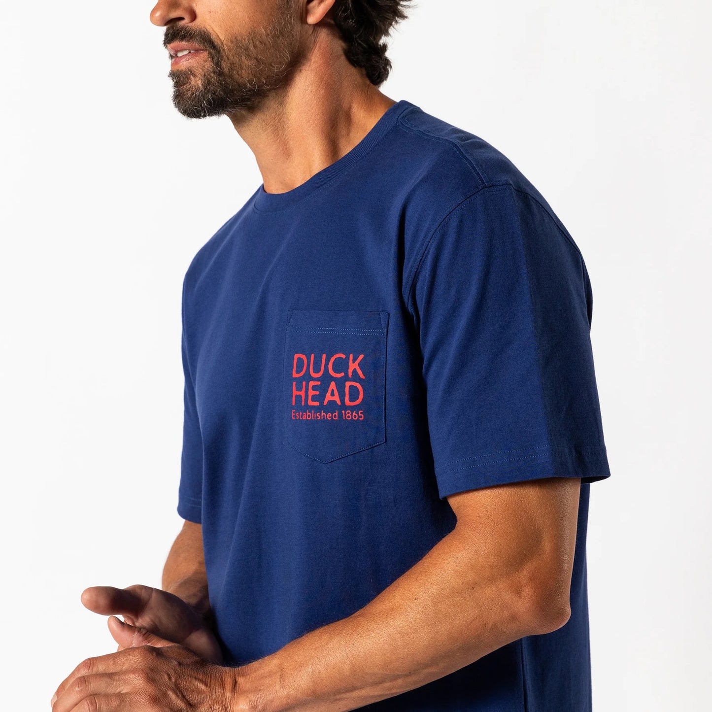 Duck Head Field Tested Short Sleeve T-Shirt (Beacon Blue)