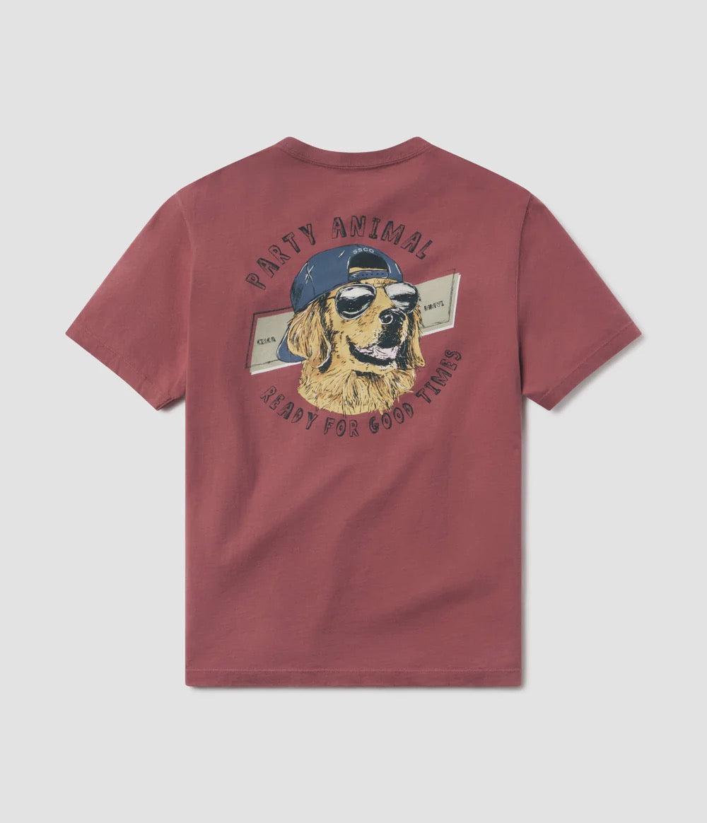 Southern Shirt Party Animal SS- Red River