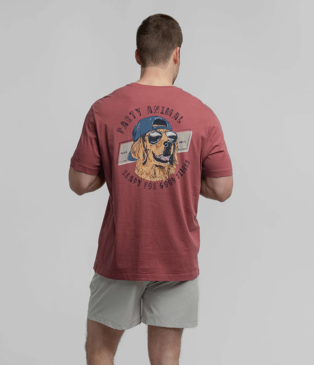 Southern Shirt Party Animal SS- Red River