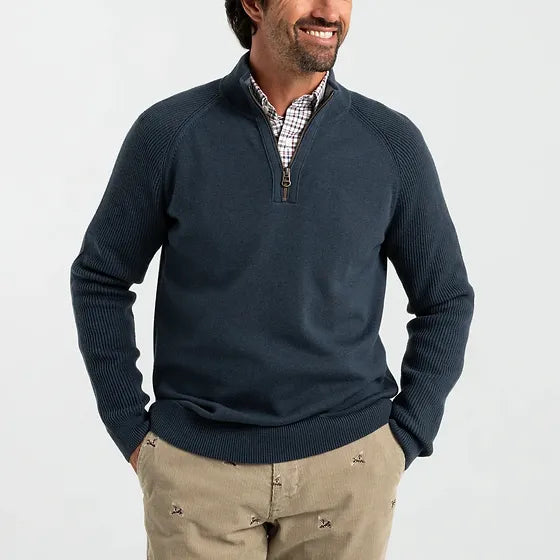 Duck Head Copeland Merino 1/4 Zip Sporting Sweater