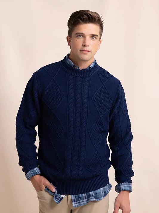 Southern Tide Broad River Indigo Crew