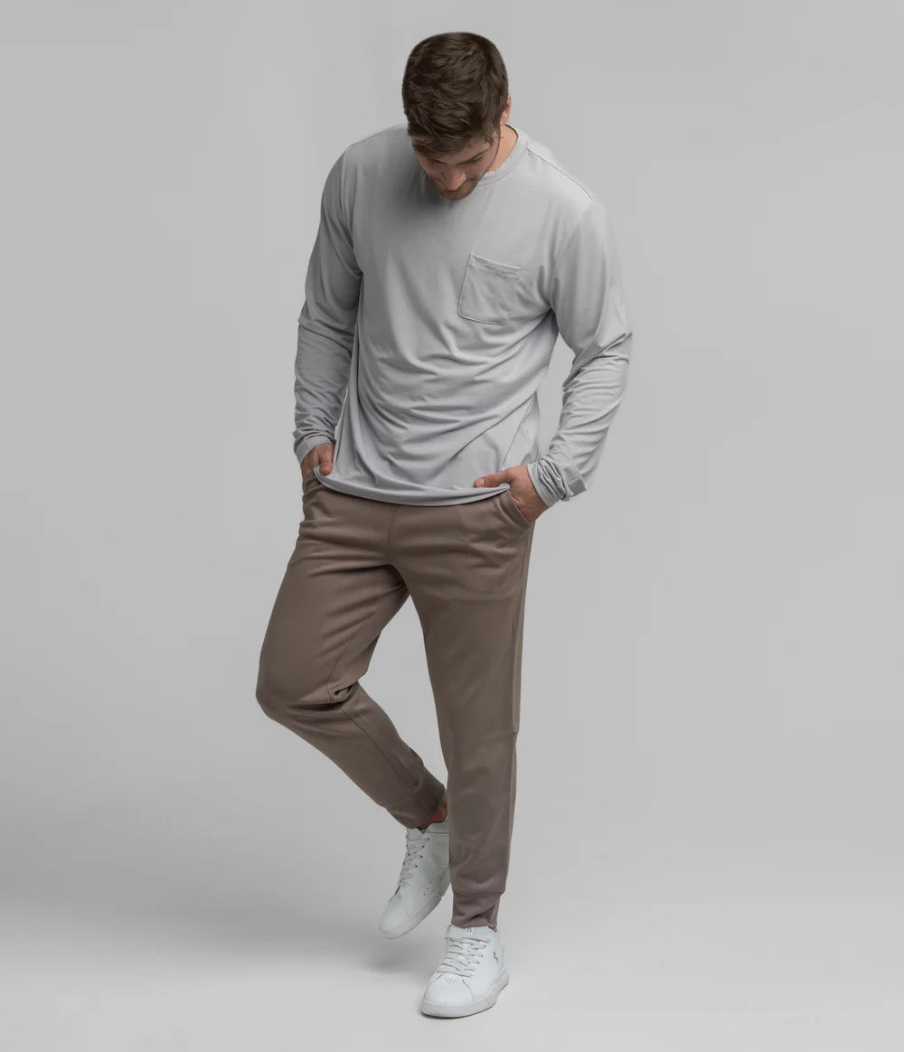 Max Comfort Pocket Tee - Stone