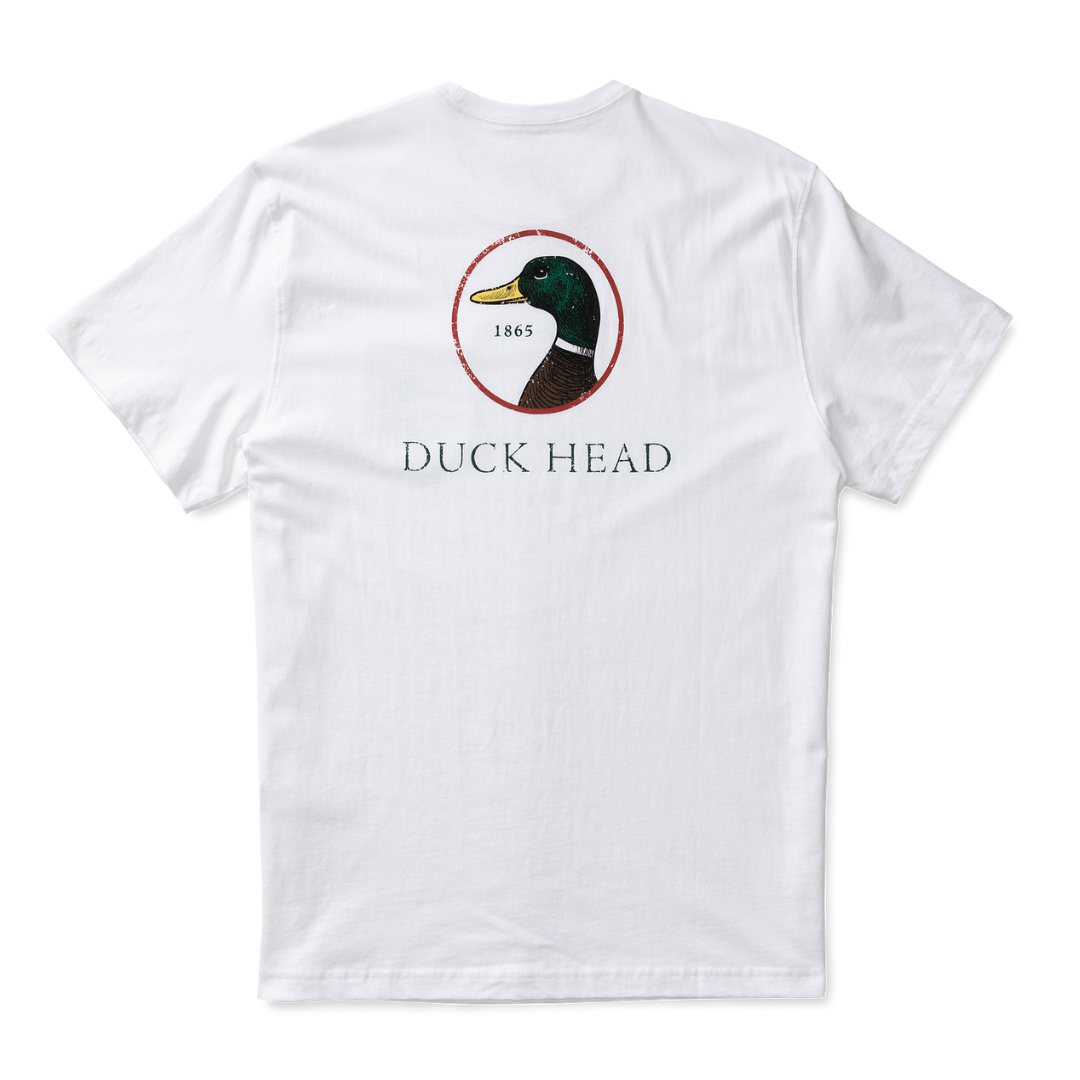 Duck Head Short Sleeve T-Shirt - White