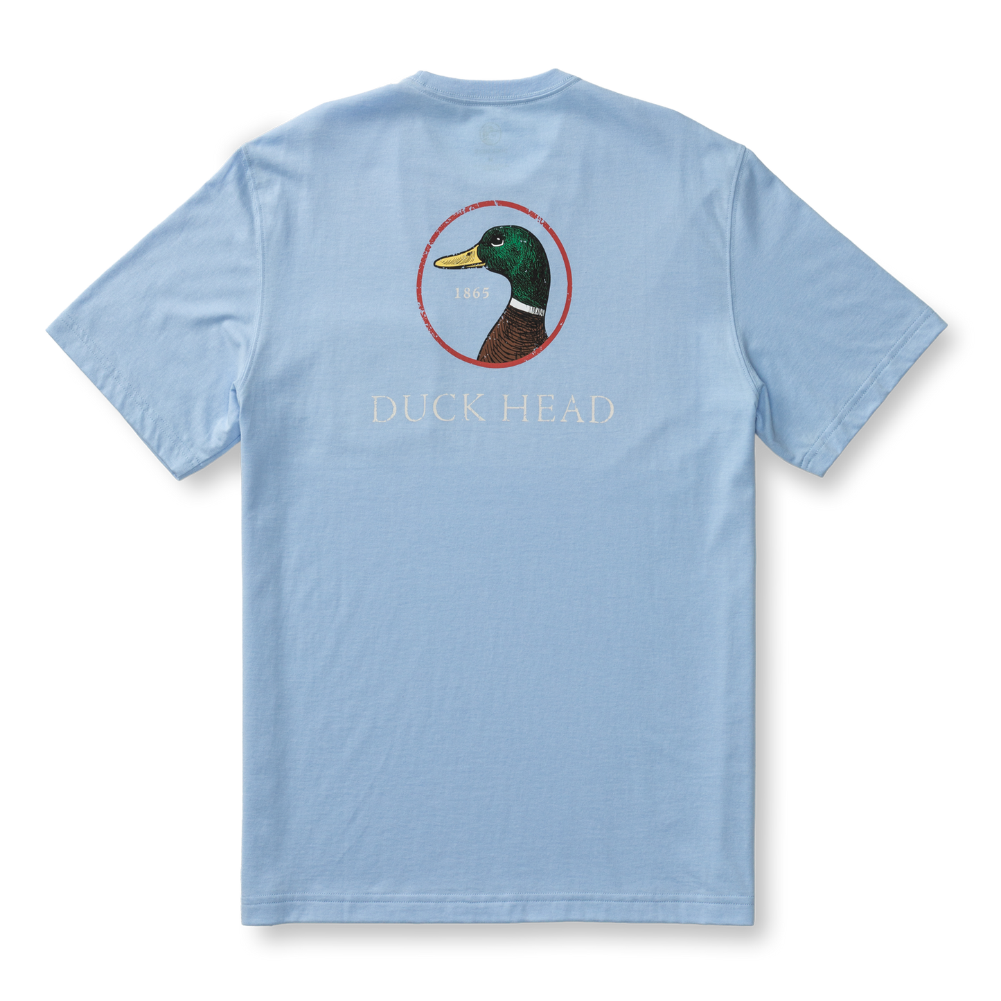 Duck Head Short Sleeve T-Shirt - Serenity Blue Heather