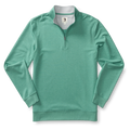 Duck Head Dunmore Performance 1/4 Zip Pullover - Aspen Green Heather