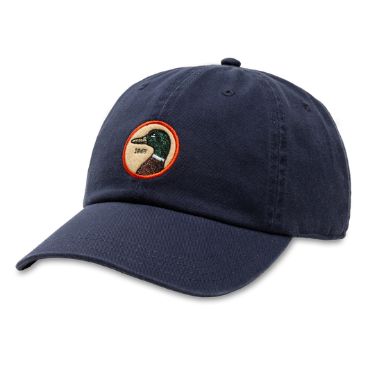 Duck Head Circle Patch Twill Hat (Maritime Blue)