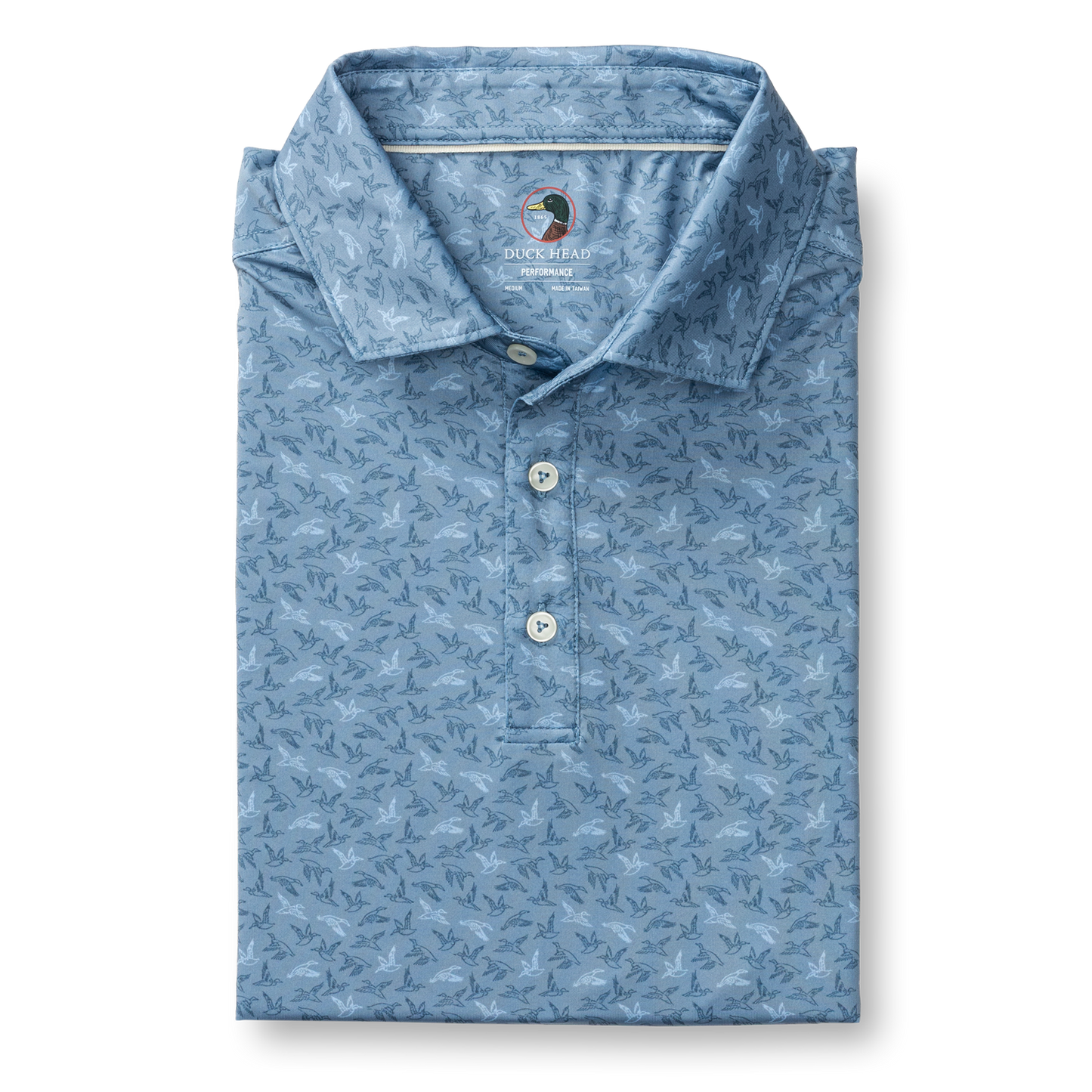 Duck Head Long Drive Performance Polo - Wingbeat