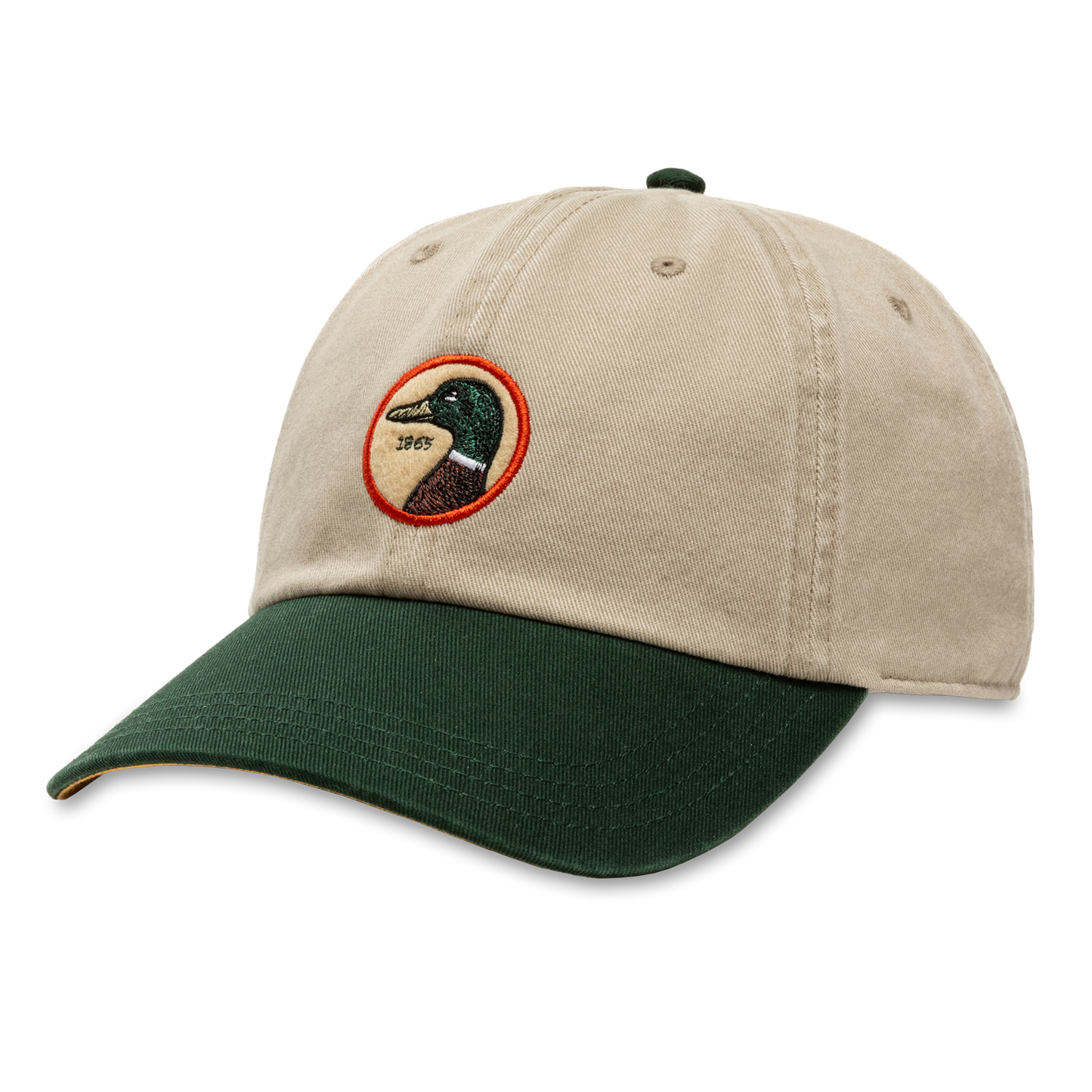 Duck Head Circle Patch Twill Hat (Twill)
