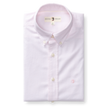 Duck HeadCotton Oxford Sport Shirt Collins Stripe - Pale Pink