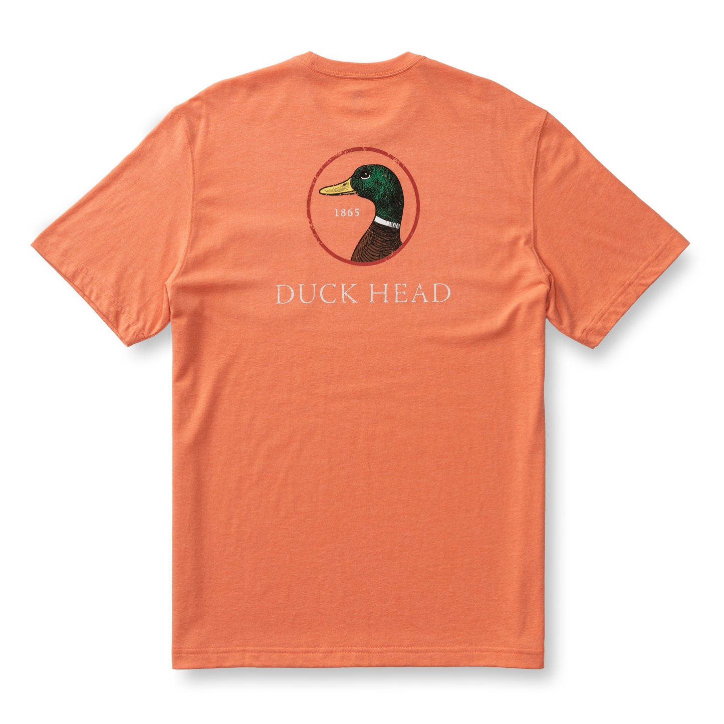 Duck Head Short Sleeve T-Shirt - Coral Heather
